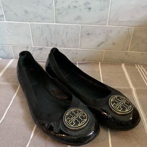 Tory Burch Caroline Patent Leather Ballet Flats